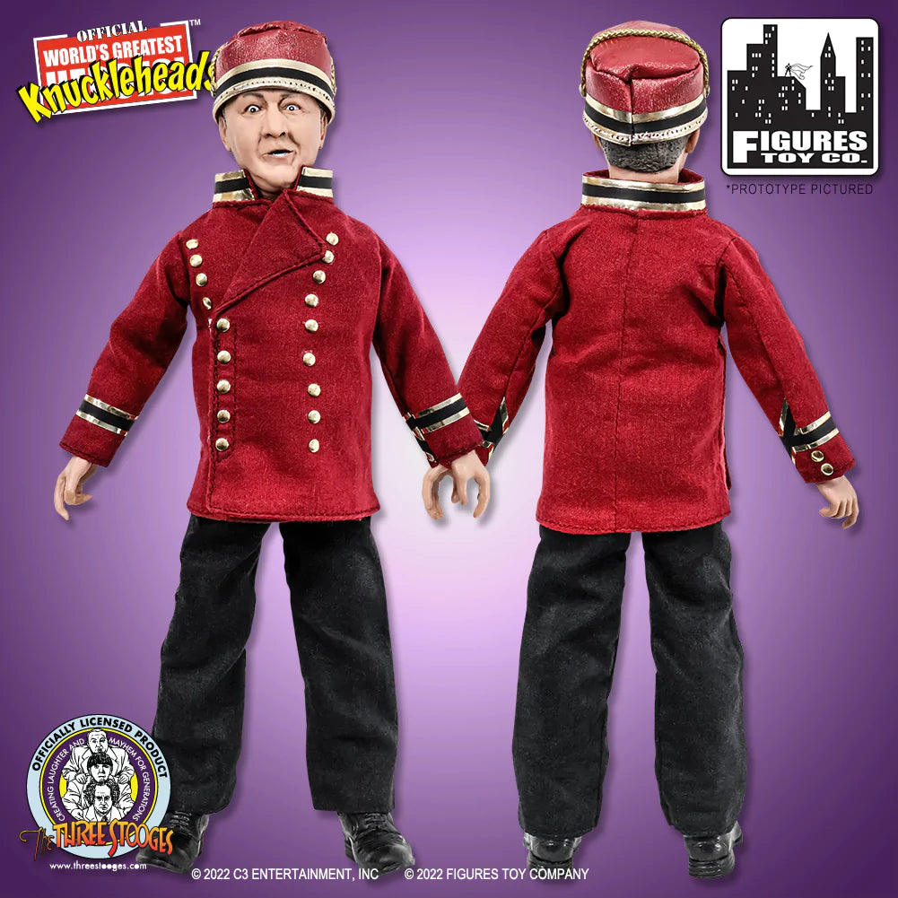 Figures Toy Company - The Three Stooges - Curly (Bellhop) 8" Action Figure