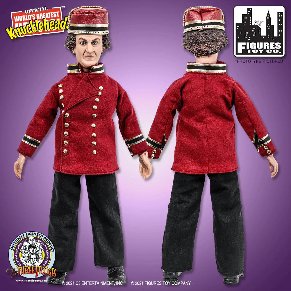 Figures Toy Company - The Three Stooges - Larry (Bellhop) 8" Action Figure