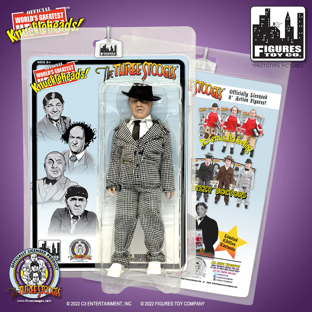 Figures Toy Company - The Three Stooges - Curly (Gangster) 8" Action Figure
