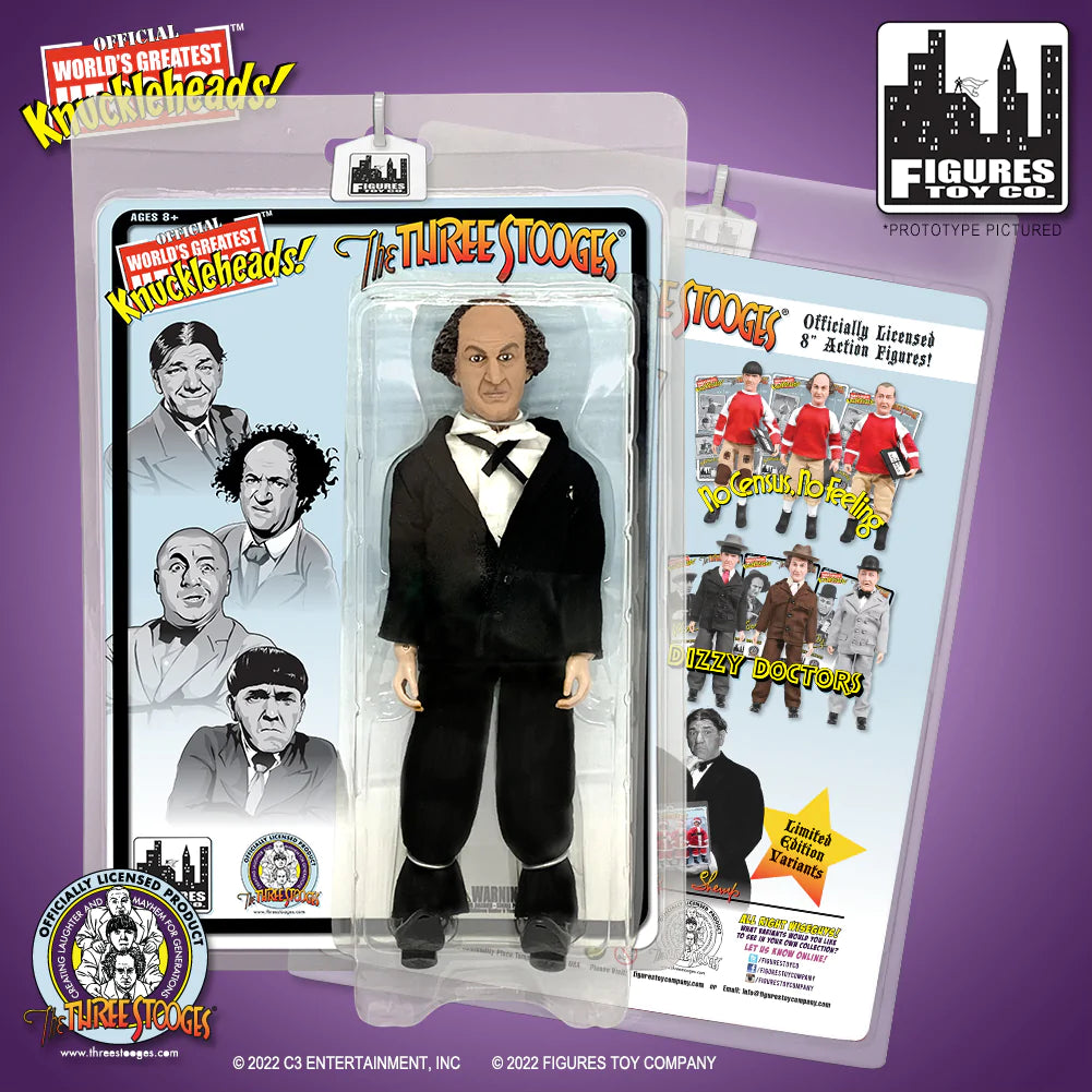 Figures Toy Company - The Three Stooges - Larry (Tuxedo) 8" Action Figure