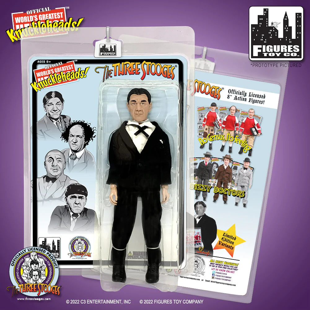 Figures Toy Company - The Three Stooges - Shemp (Tuxedo) 8" Action Figure
