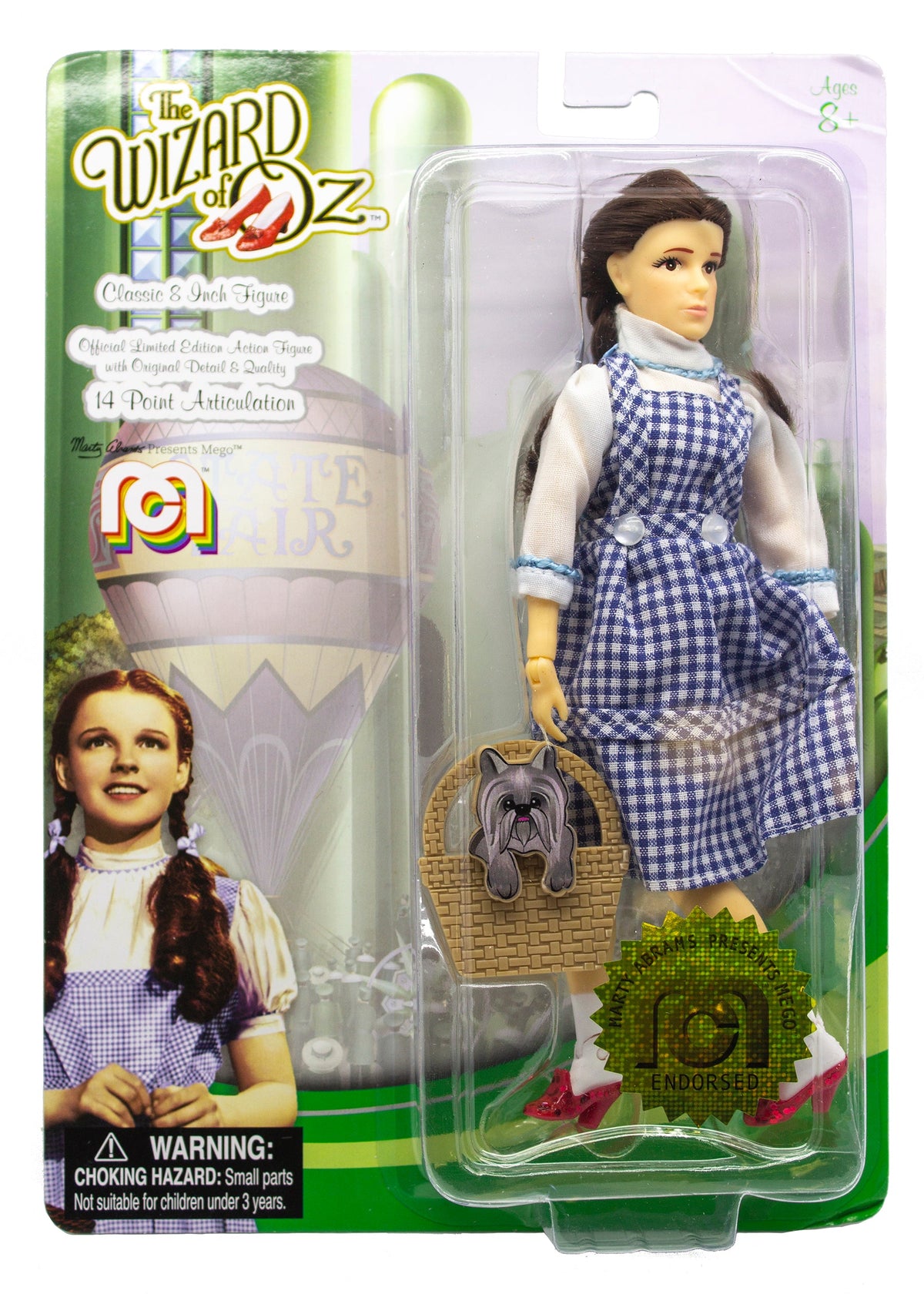 Mego Movies The Wizard of Oz - Dorothy 8" Action Figure - Zlc Collectibles