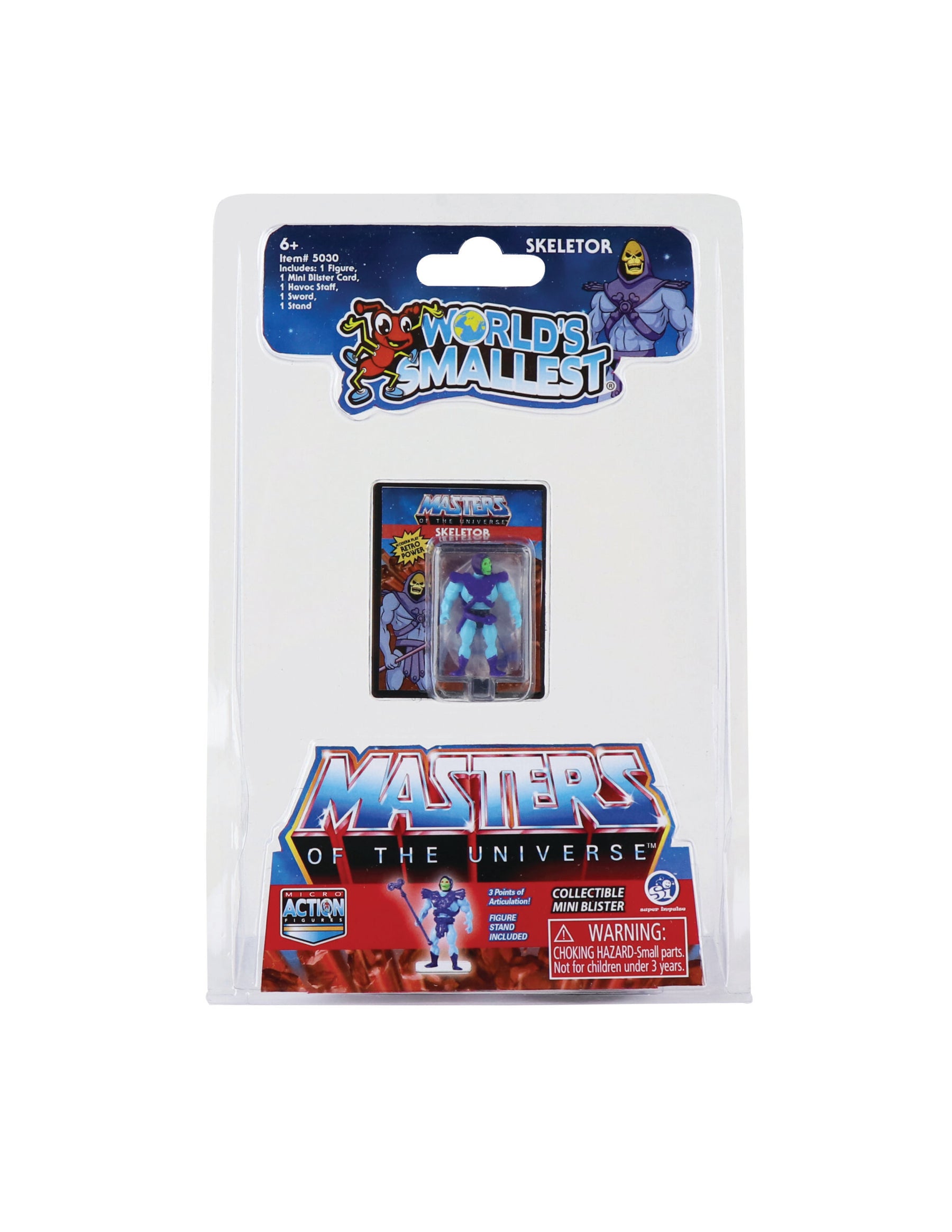 World's Smallest Masters of the Universe Set of 4 Micro Action Figures - Zlc Collectibles
