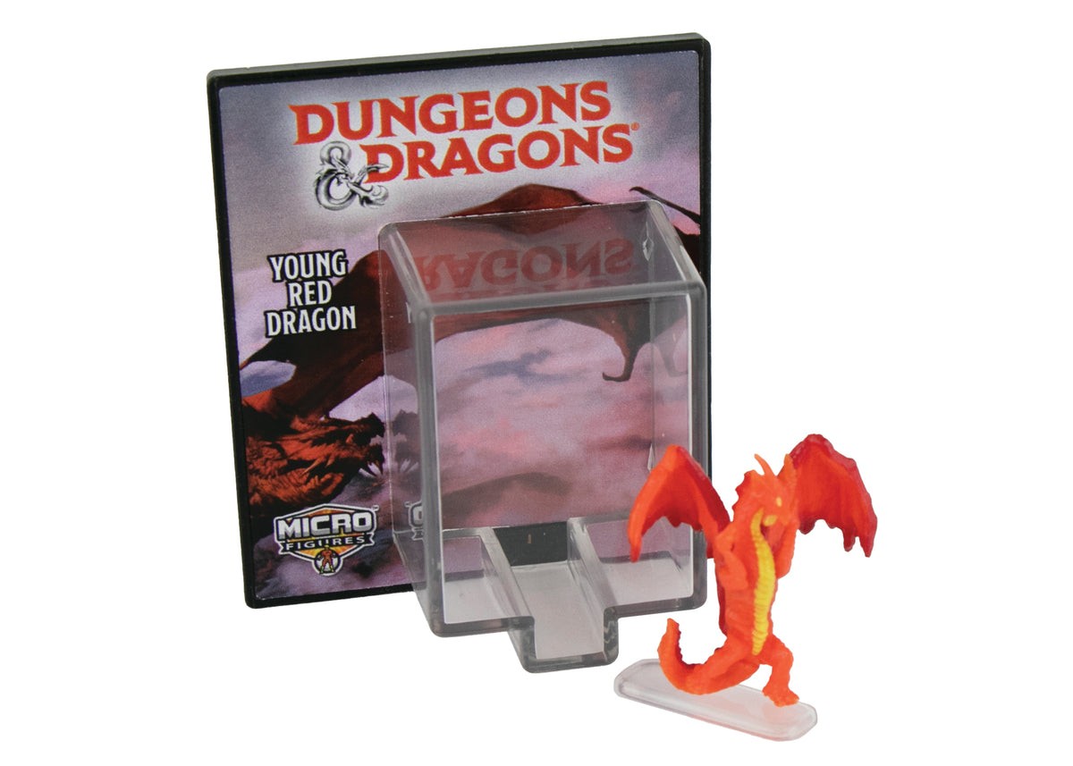 World's Smallest Dungeons & Dragons Young Red Dragon Micro Action Figure