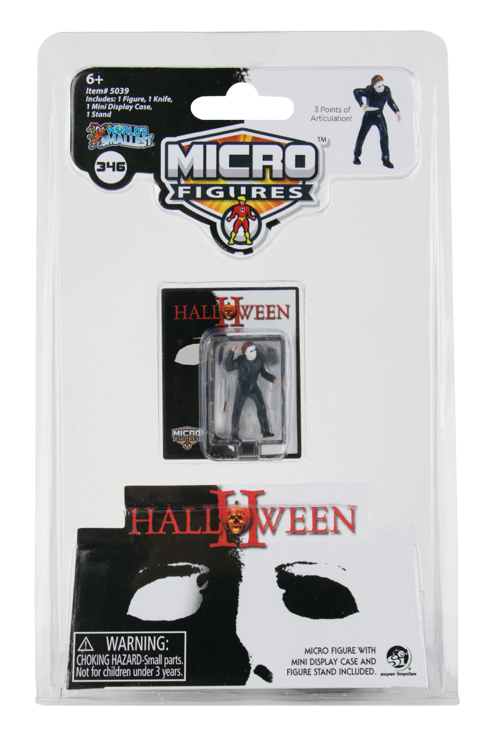 World's Smallest Universal Studios Horror Set of 3 Micro Action Figures