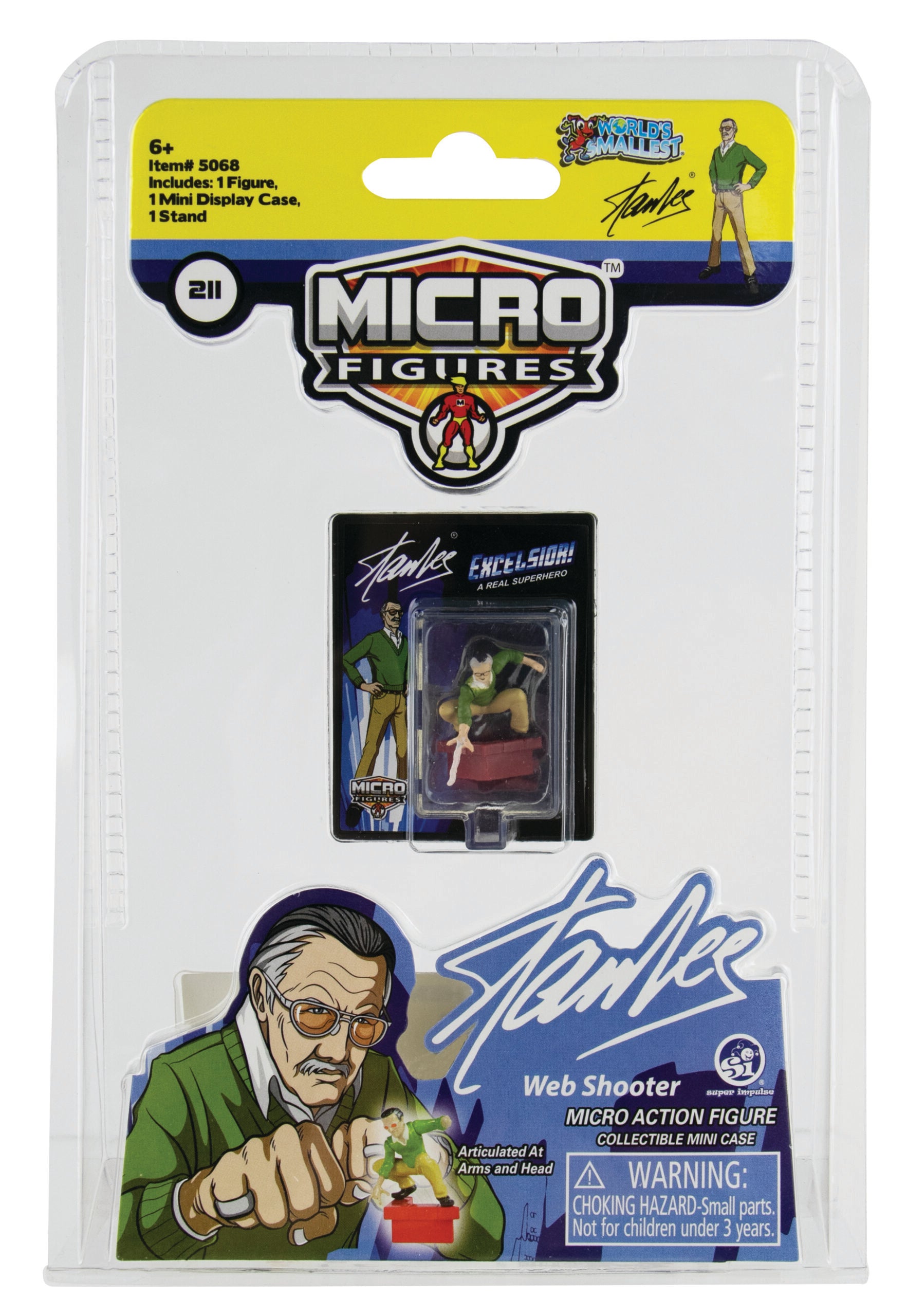 World's Smallest Stan Lee Web Shooter Micro Action Figure