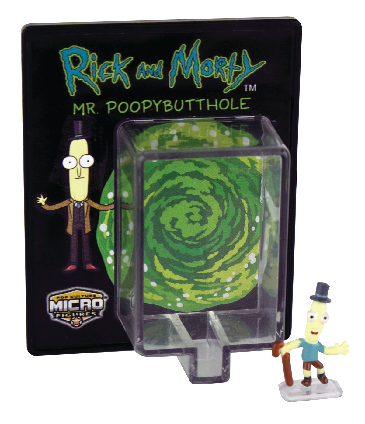 World's Smallest Rick and Morty - Mr Poopybutthole Micro Action Figure