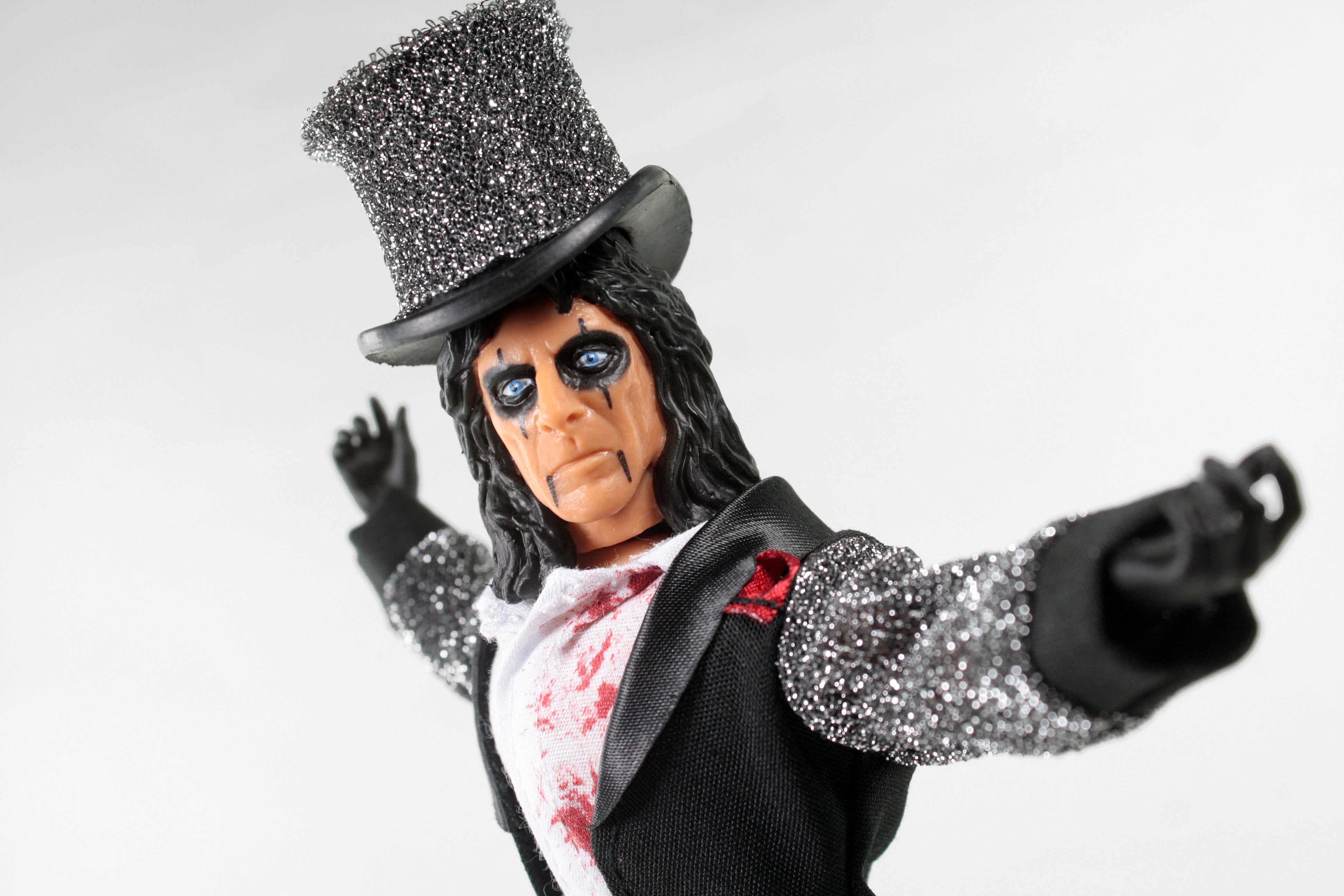 Mego Music Wave 18 - Alice Cooper - "Welcome to My Nightmare" 8" Action Figure (Re-Release of Wave 17 Version)