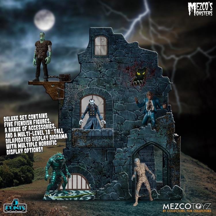 5 Points - Mezco's Monsters - Tower of Fear Deluxe Boxed Set