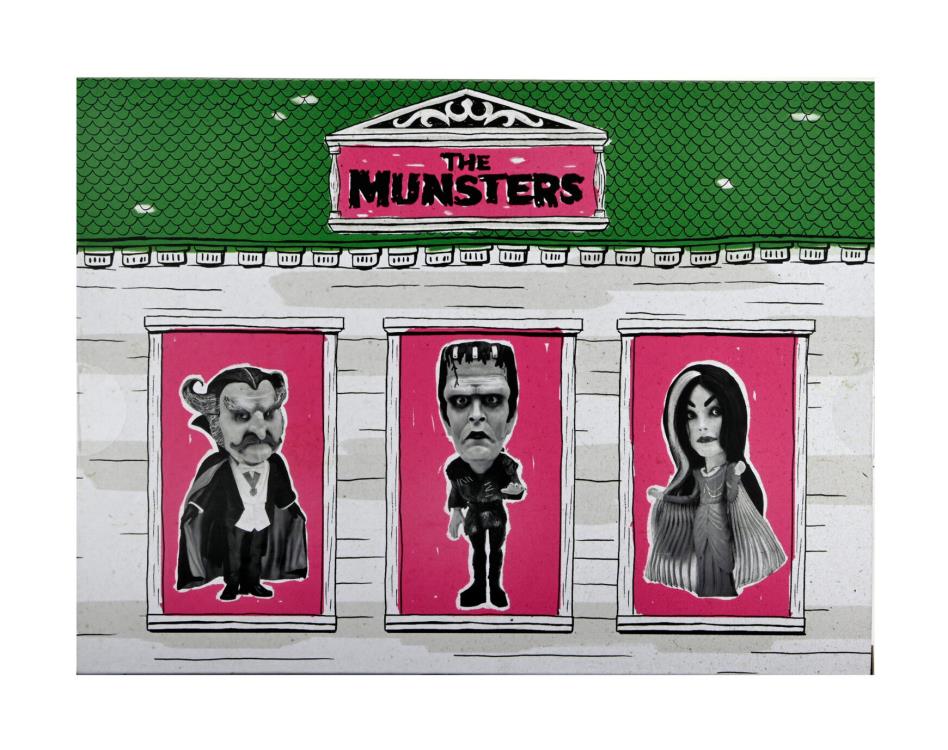 NECA - The Munsters (2022) - Little Big Head Stylized Figures 3-Pack