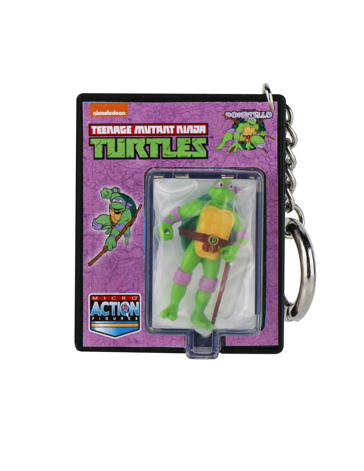 World's Smallest Teenage Mutant Ninja Turtles Donatello Micro Action Figure - Zlc Collectibles