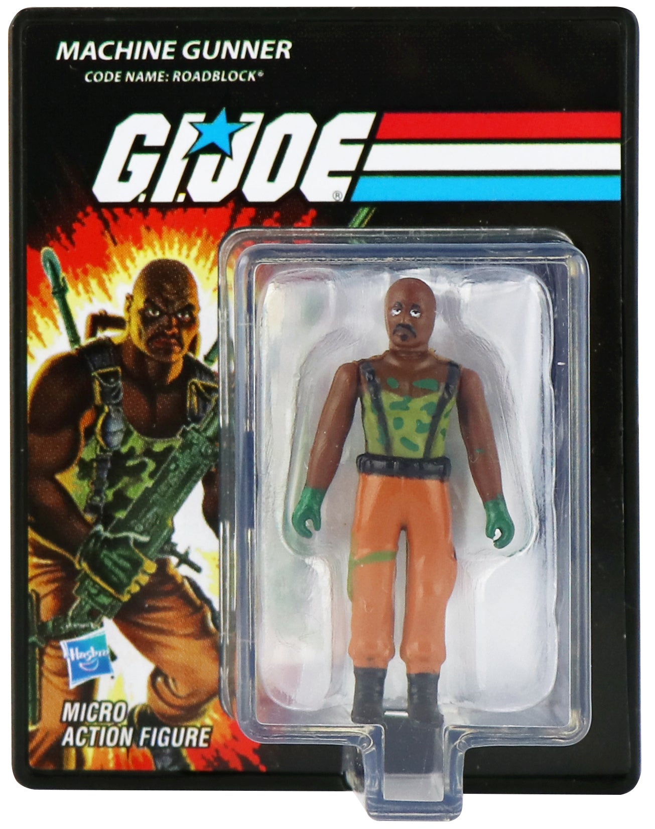 World's Smallest G.I. Joe Vs Cobra RoadBlock Micro Action Figure - Zlc Collectibles