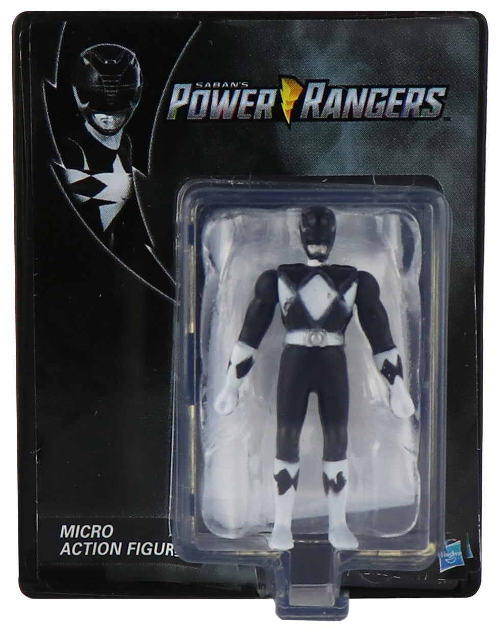 World's Smallest Power Rangers Black Ranger Micro Action Figure - Zlc Collectibles