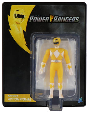 World's Smallest Power Rangers Yellow Ranger Micro Action Figure - Zlc Collectibles