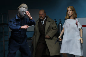 NECA - Halloween 2 (1981) - Dr. Loomis & Laurie Strode 8" Clothed Action Figures - Zlc Collectibles