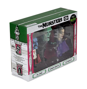 NECA - The Munsters (2022) - Little Big Head Stylized Figures 3-Pack