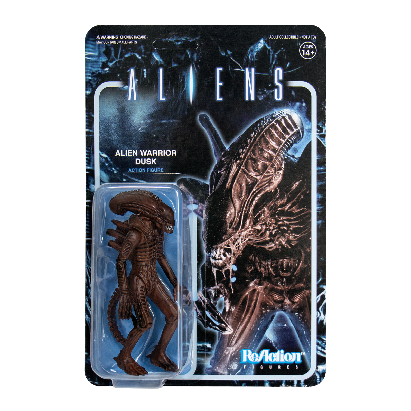 Aliens ReAction Figure - Alien Warrior B (Dusk Brown) - Zlc Collectibles