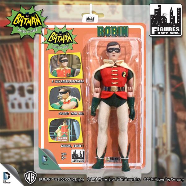 Batman Classic TV Series - Robin 8" Action Figure - Zlc Collectibles