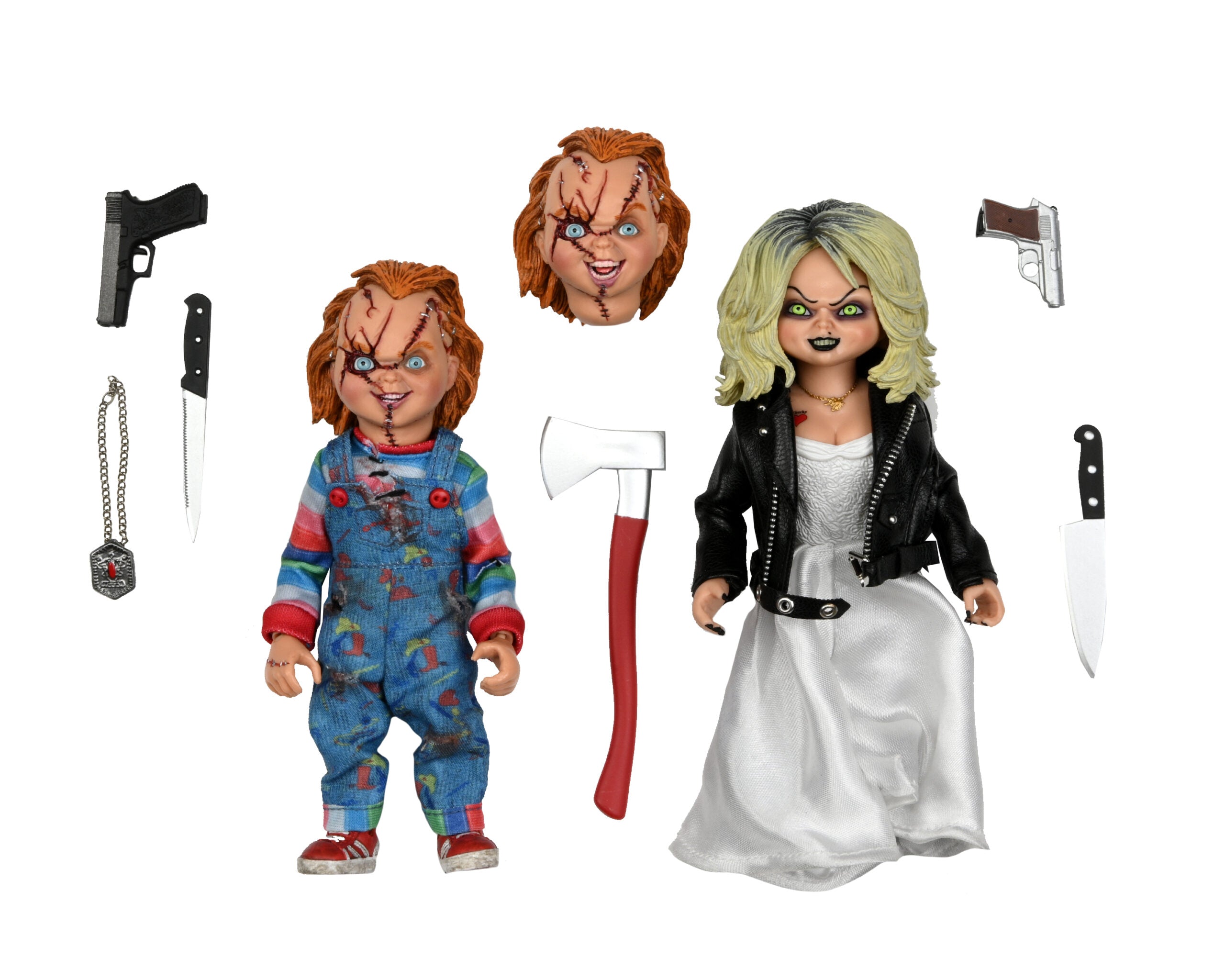 NECA - Bride of Chucky - Chucky & Tiffany 2-Pack 5.5" Clothed Action Figures