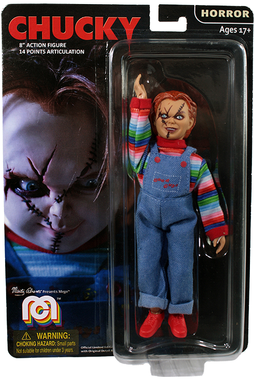 Mego Horror Wave 9 - Chucky 8" Action Figure - Zlc Collectibles