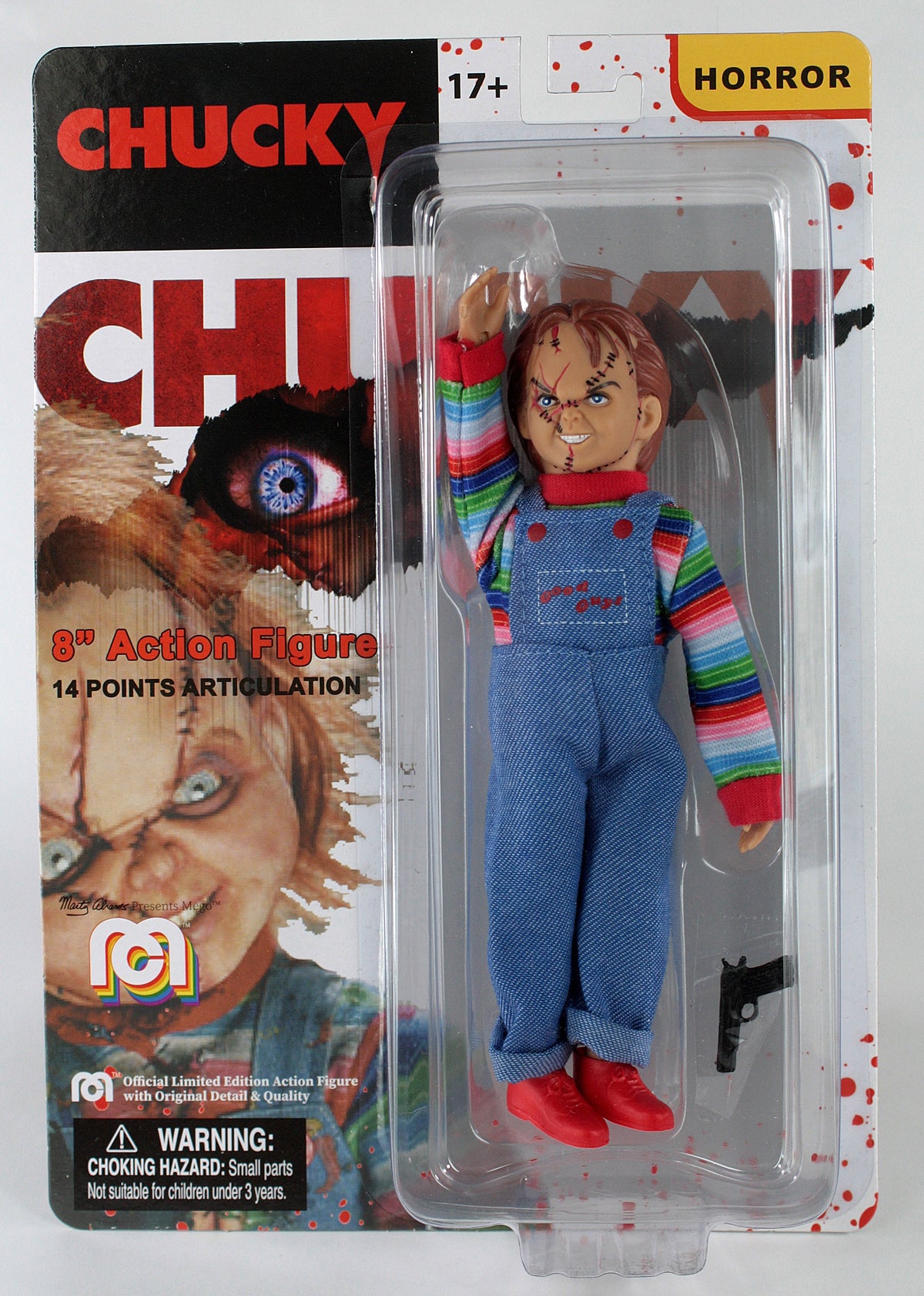 Damaged Package Mego Horror Wave 14 - Chucky 8" Action Figure
