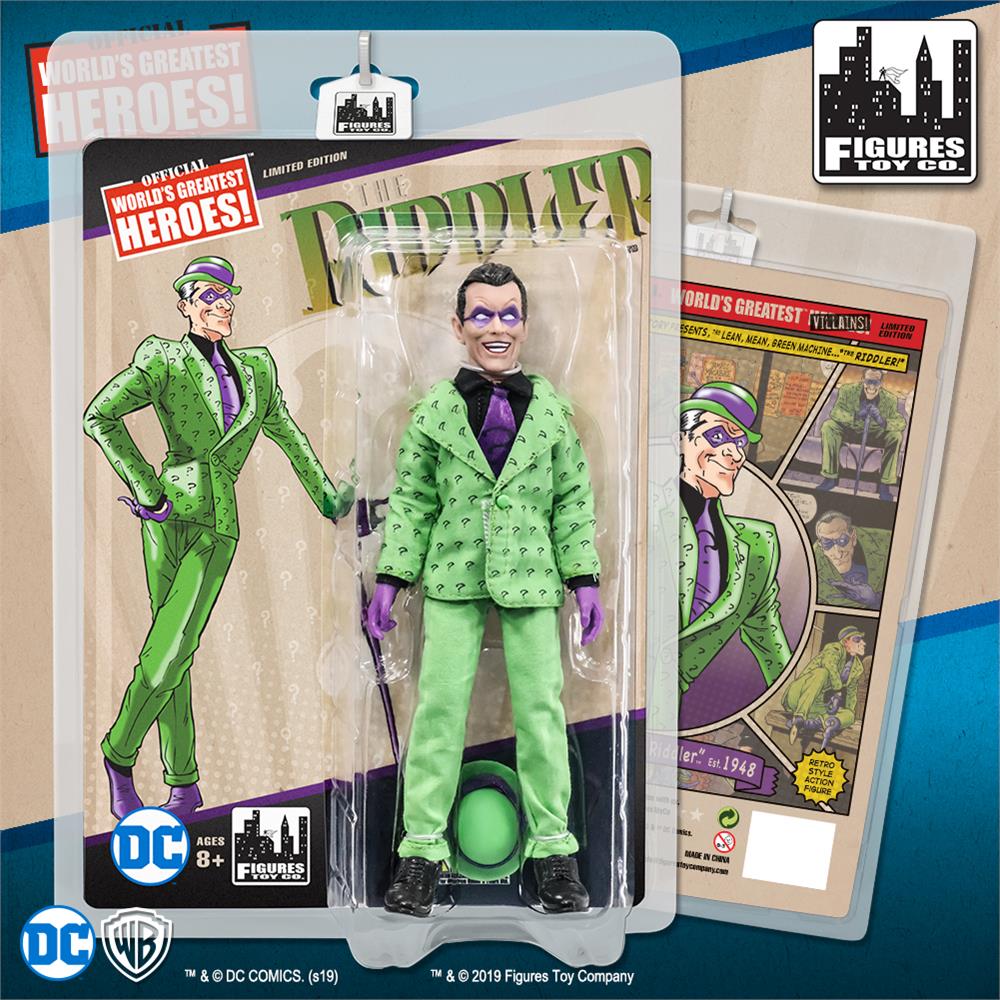 DC Comics - The Riddler (Suit) 8" Action Figure - Zlc Collectibles