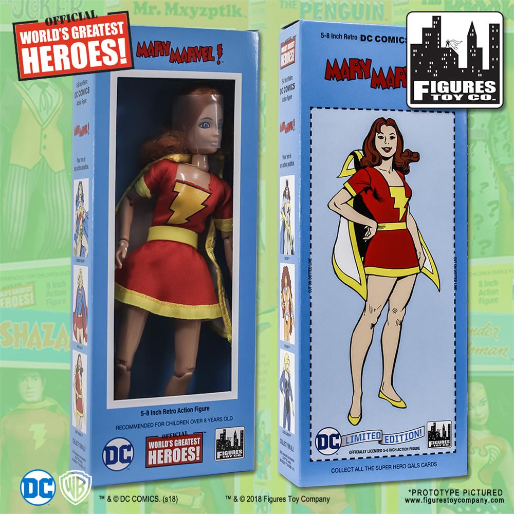 DC Comics - Mary Marvel (Shazam Series) 8" Action Figure - Zlc Collectibles