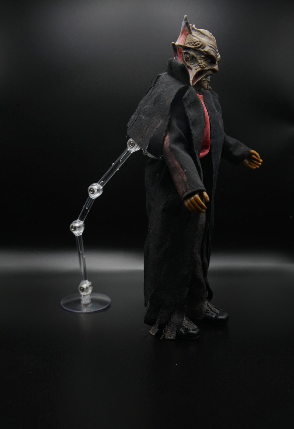 Mego Figure Poseable Stand Clear