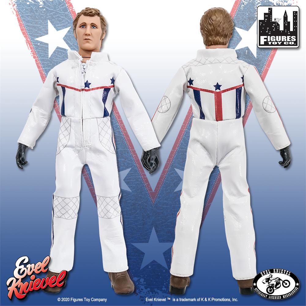 Evel Knievel (Caesar's Palace Jumpsuit) 8" Action Figure - Zlc Collectibles