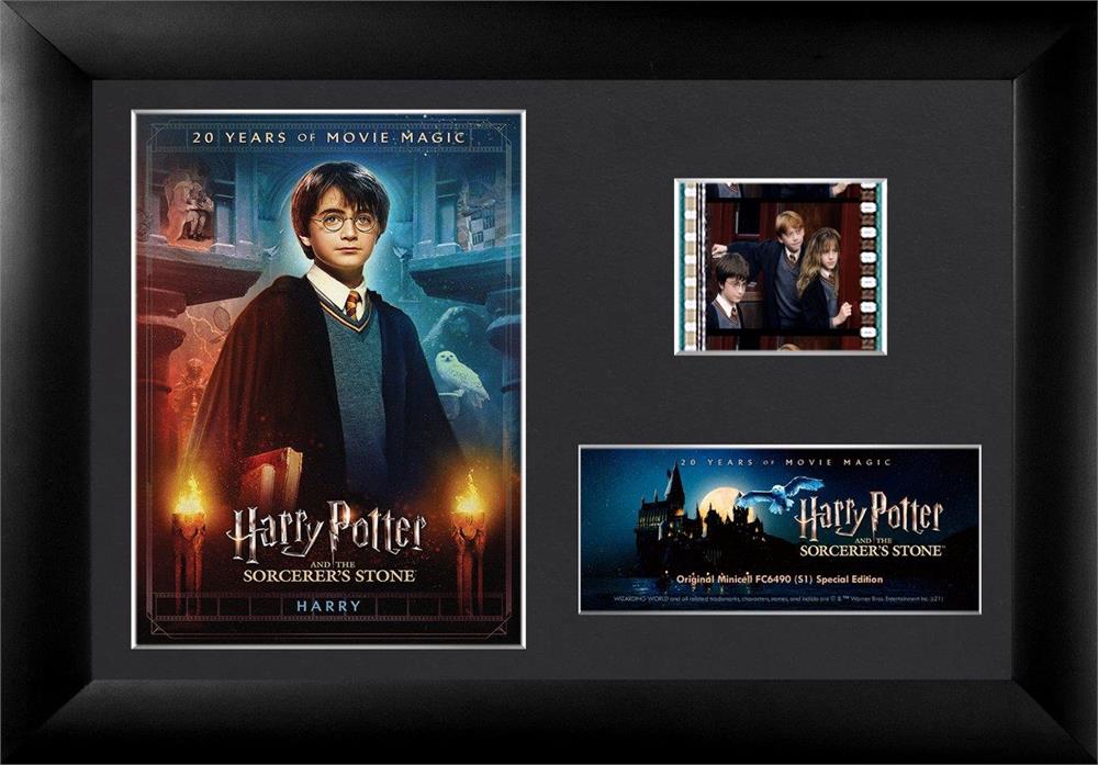 Harry Potter and the Sorcerer's Stone 20th Anniversary Mini Cell Film Cell Presentation