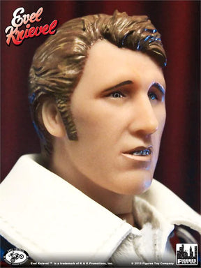 Evel Knievel (Re-Issue White Jumpsuit) 8" Action Figure