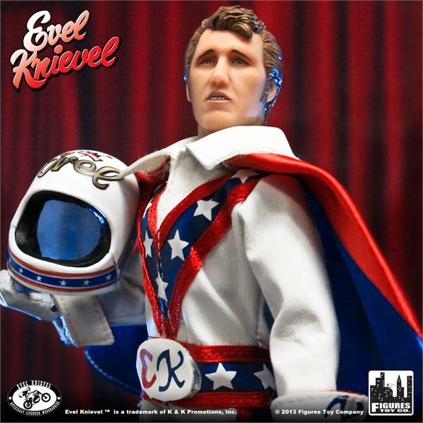 Evel Knievel (Re-Issue White Jumpsuit) 8" Action Figure