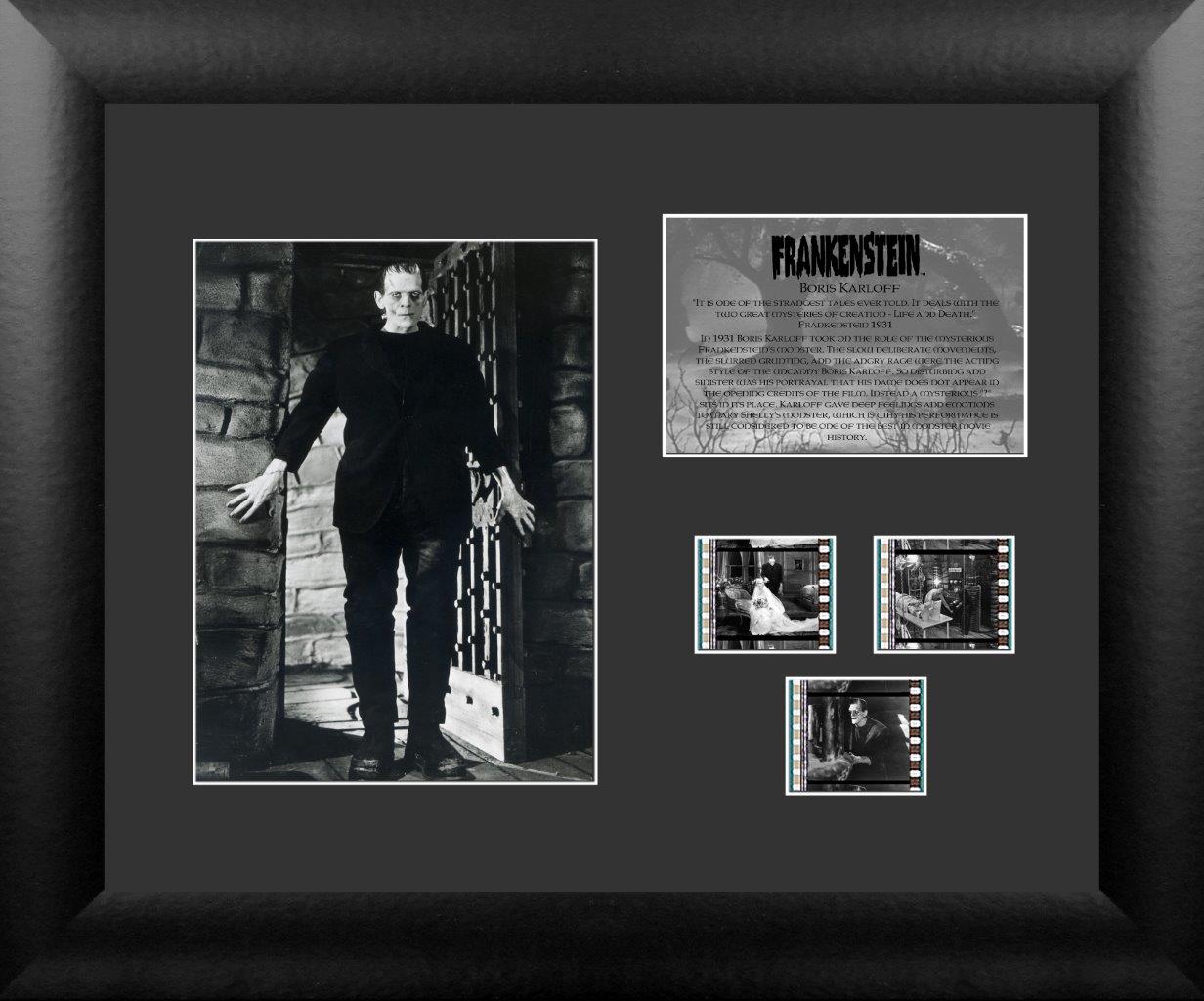 Frankenstein (Boris Karloff - 1931) Horror Presentation Film Cell - Zlc Collectibles