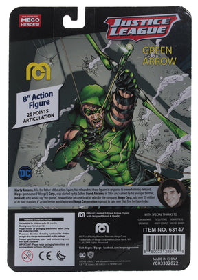 Damaged Package Mego DC Wave 15 - Green Arrow (Variant) 8" Action Figure