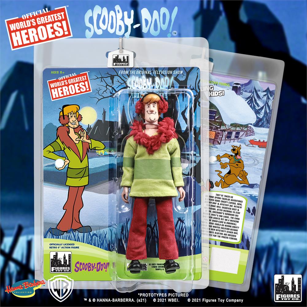Scooby-Doo - Shaggy (Winter Variant) 8" Action Figure - Zlc Collectibles