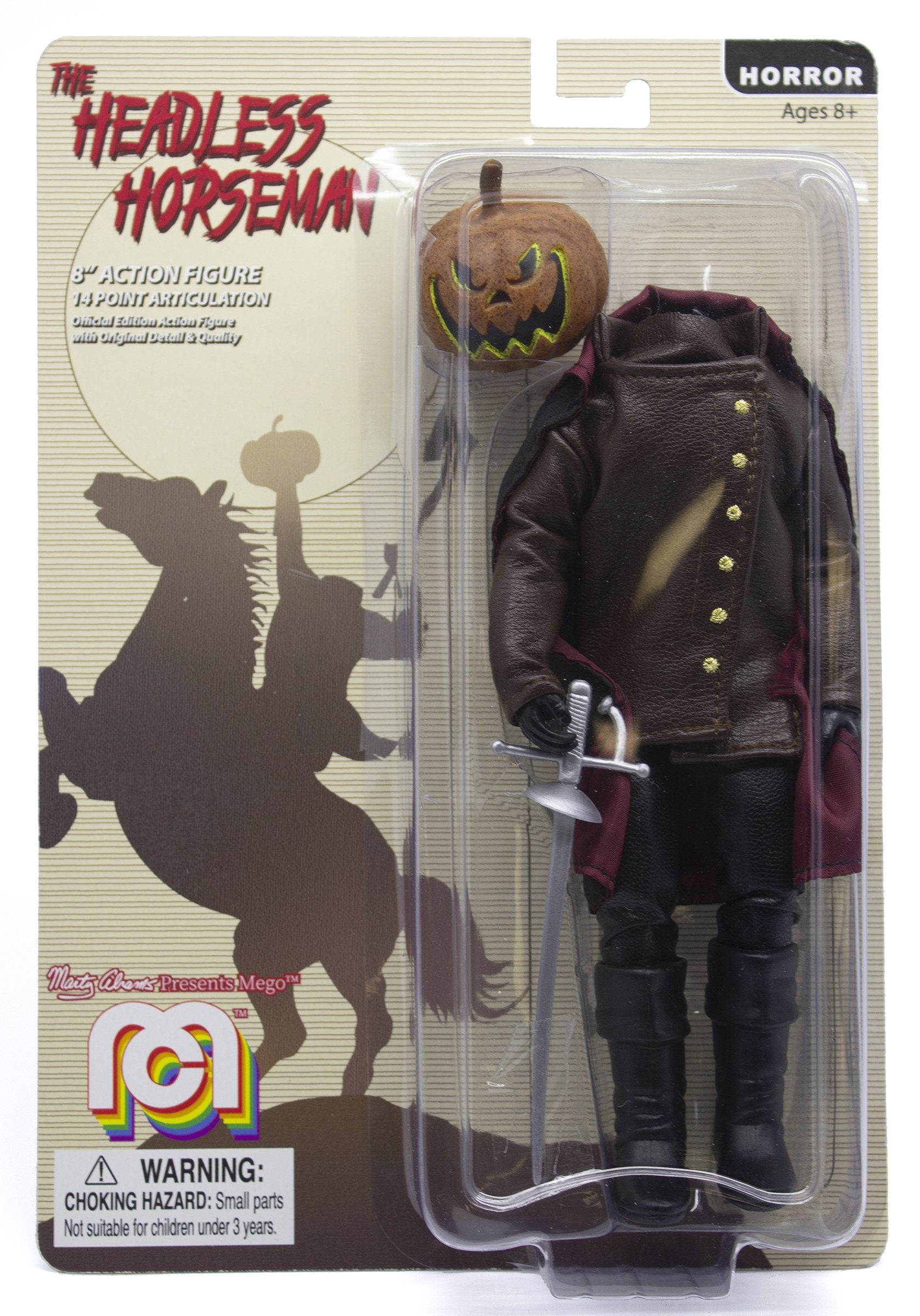 Mego Horror Wave 7 - Headless Horseman 8" Action Figure - Zlc Collectibles