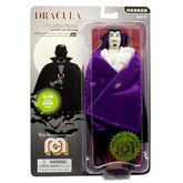 Damaged Package Mego Horror Wave 6 - Dracula 8" Action Figure (Cape With Purple Lining, Glow In The Dark) - Zlc Collectibles