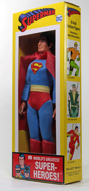 Mego Wave 16 - Superman 50th Anniversary World's Greatest Superheroes (Classic Box) 8" Action Figure