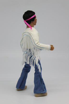 Mego Music Jimi Hendrix - Woodstock with Flocked Hair 8" Action Figure - Zlc Collectibles