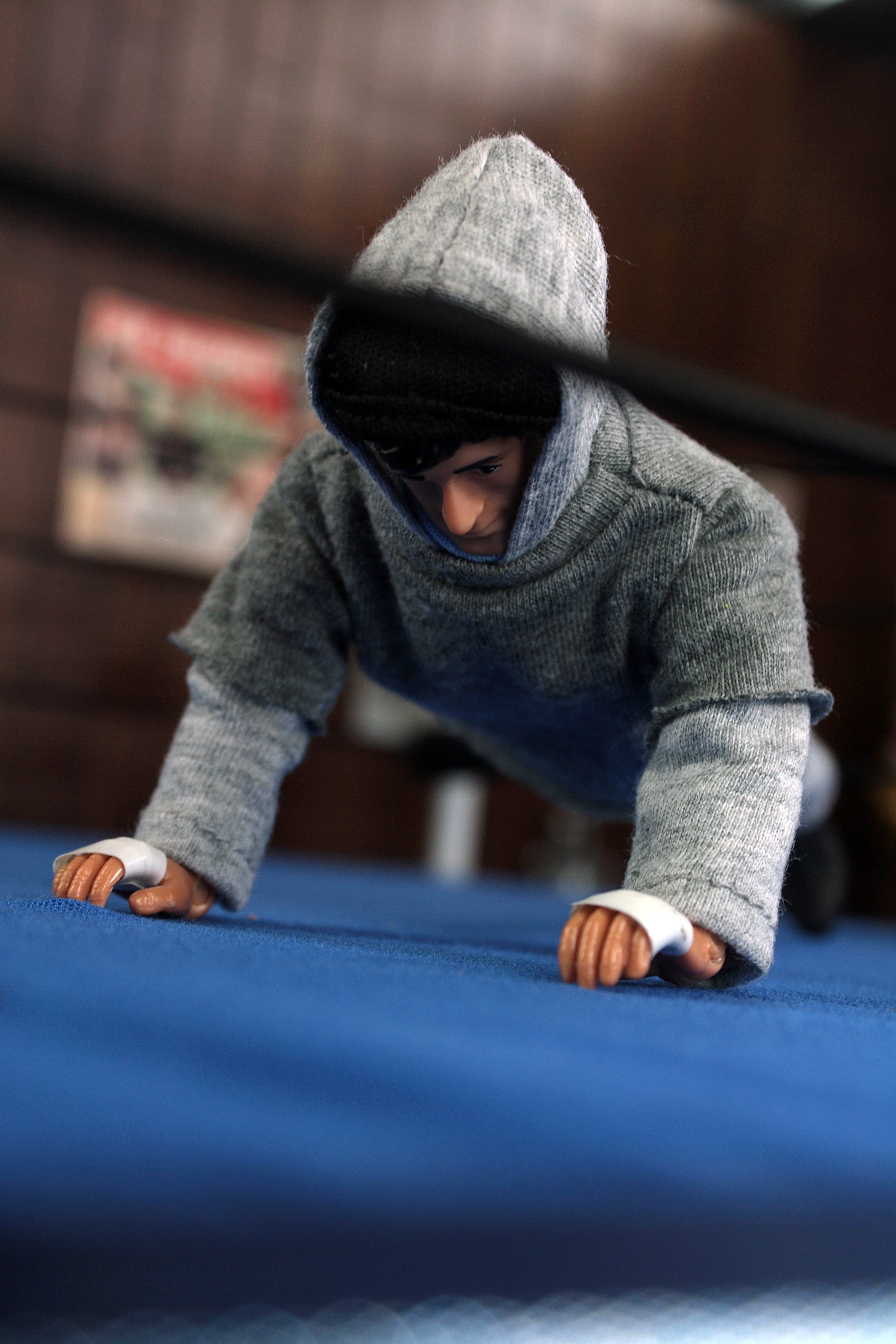 ZLC MEGO Exclusive Rocky Balboa in Training Sweatsuit 8" Action Figure - Zlc Collectibles