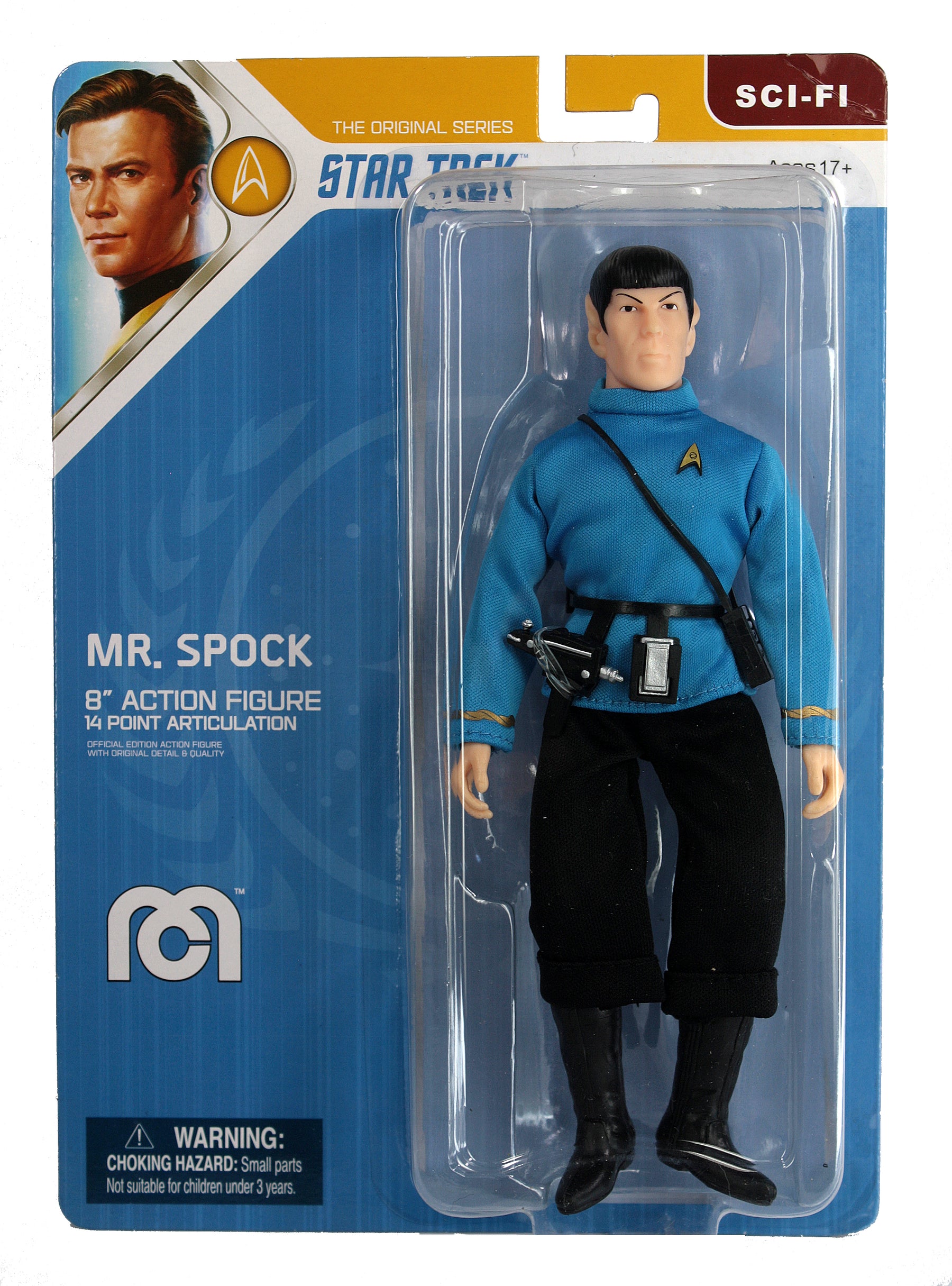 Mego Star Trek Wave 14 - Spock (55th Anniversary) 8" Action Figure - Zlc Collectibles