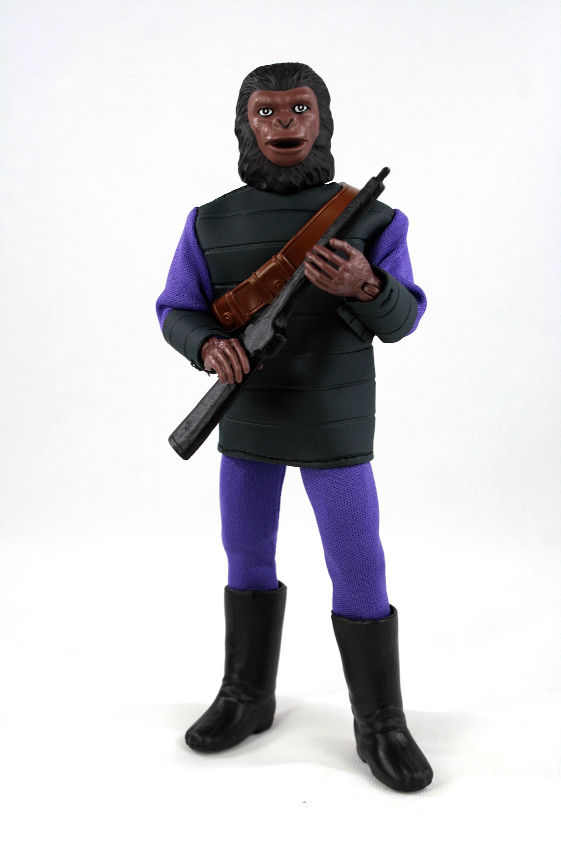 Mego Planet of The Apes Wave 14 - Soldier Ape with Black Bandolier 8" Action Figure - Zlc Collectibles