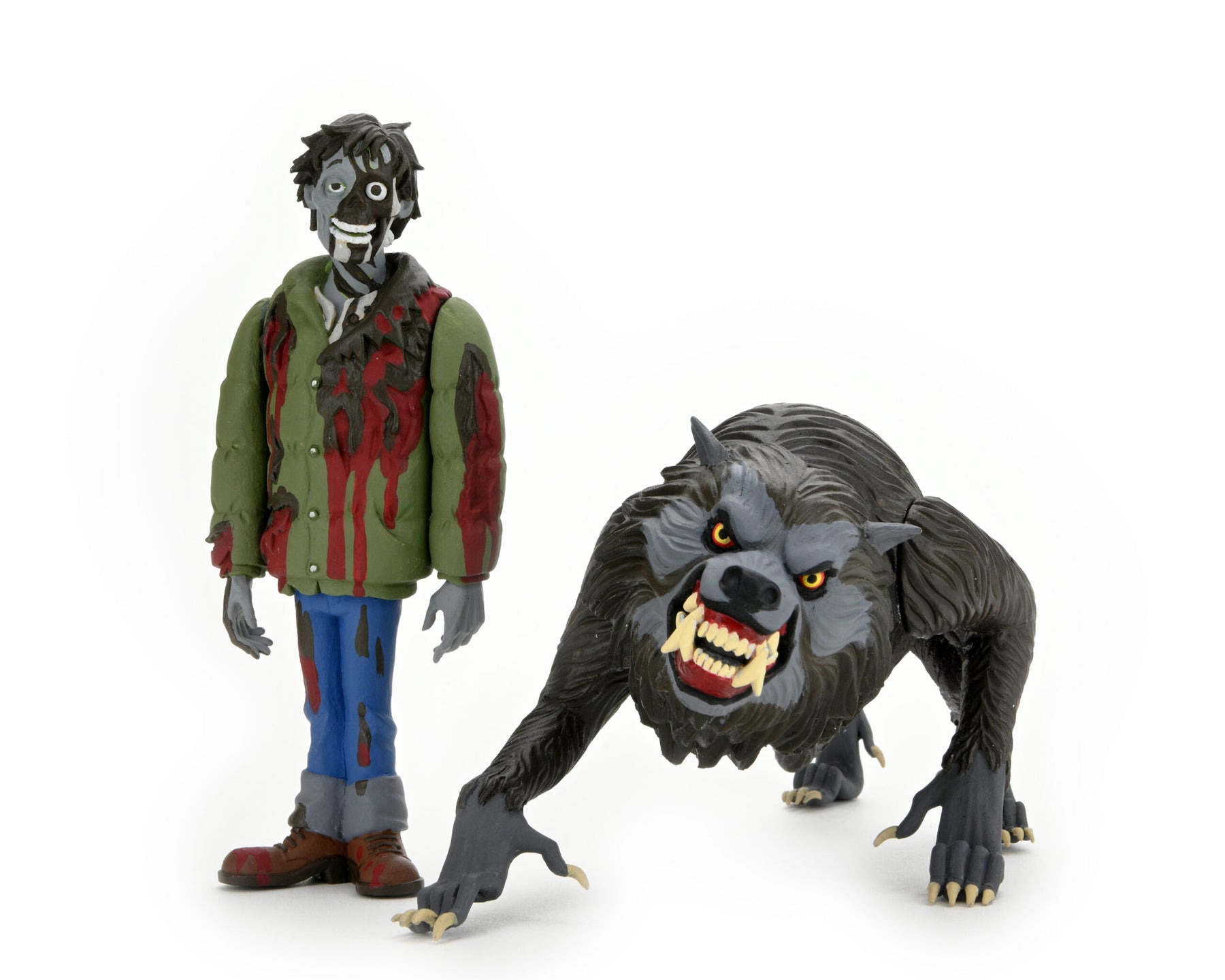 NECA - Toony Terrors Jack and Kessler Wolf (American Werewolf in London) 6" Action Figures