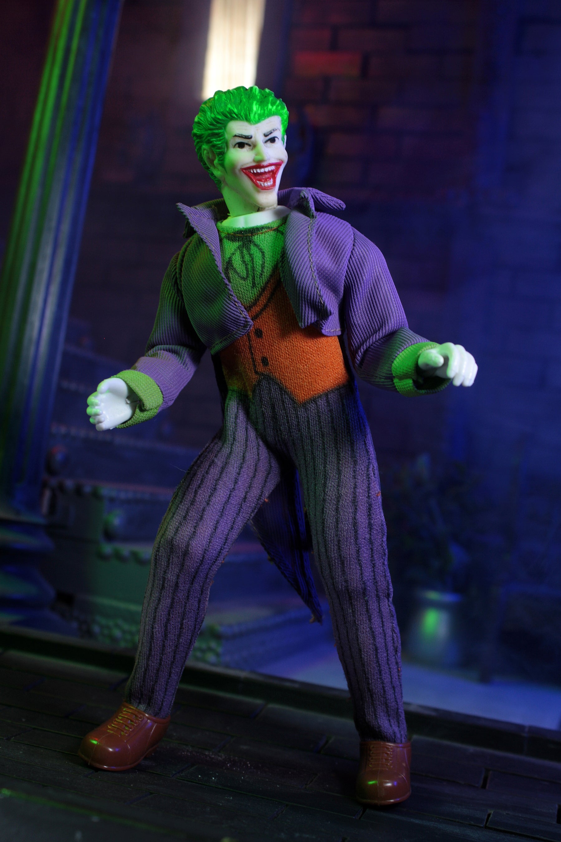 Mego Wave 17 - Joker 50th Anniversary World's Greatest Superheroes (Classic Box) 8" Action Figure