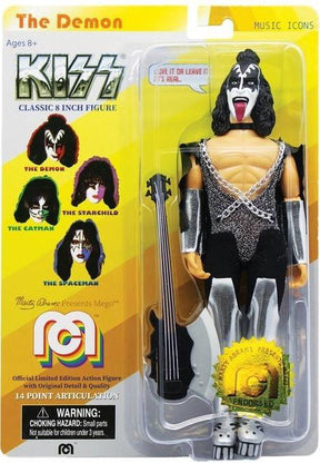 Mego Music Icons KISS The Demon 8" Action Figure - Zlc Collectibles