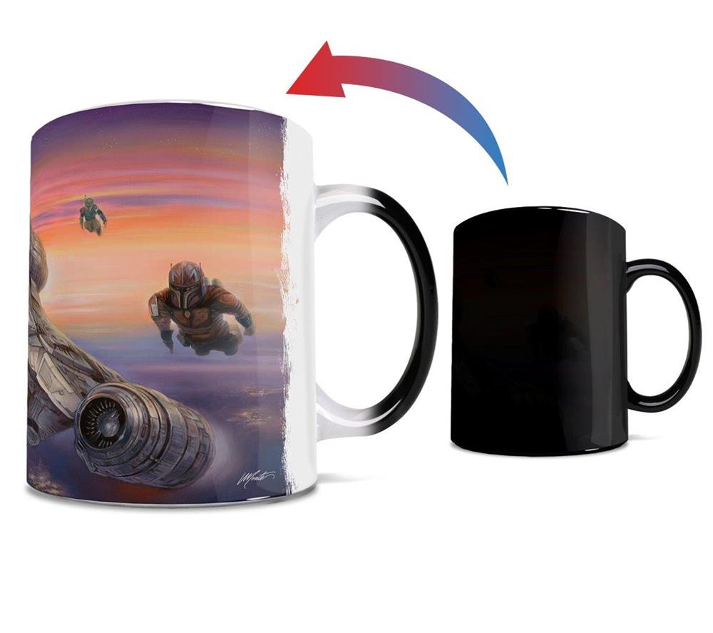 Star Wars (The Mandalorian™ – The Escort) Morphing Mugs® Heat-Sensitive Mug - Zlc Collectibles