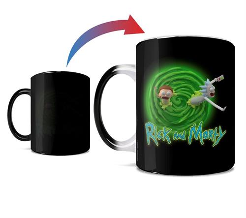 Rick and Morty (3D Portal) Morphing Mugs® Heat-Sensitive Mug - Zlc Collectibles