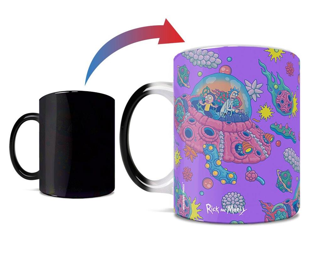 Rick and Morty (Purple Space) Morphing Mugs® Heat-Sensitive Mug - Zlc Collectibles