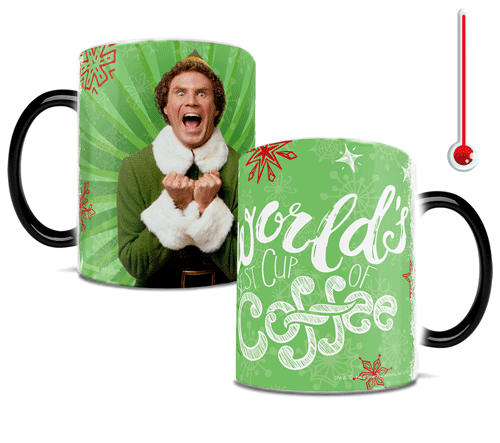 Elf (World's Best Cup of Coffee) Morphing Mugs™ Heat-Sensitive Mug - Zlc Collectibles