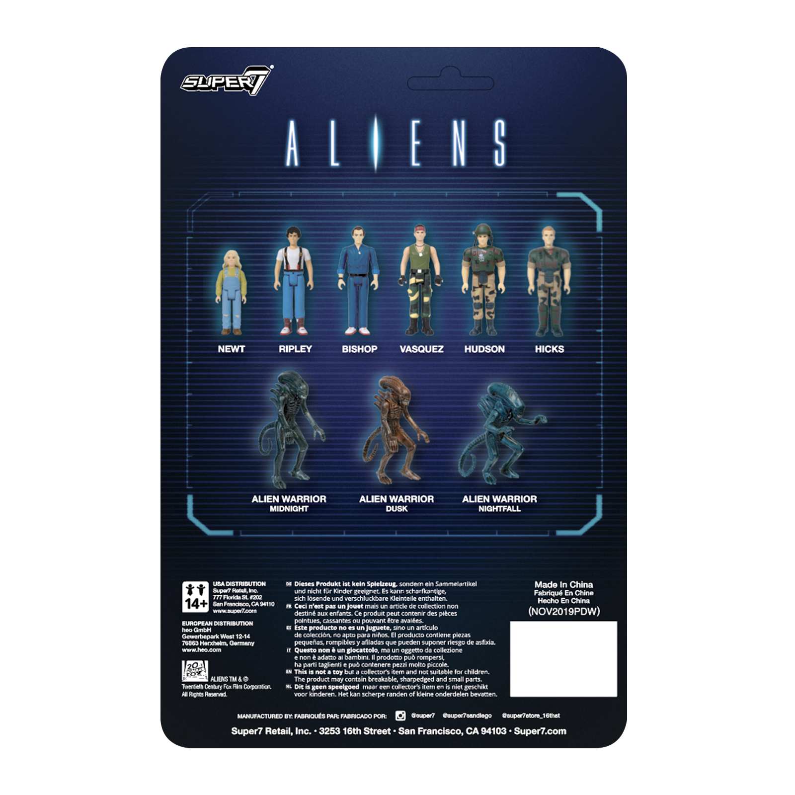 Aliens ReAction Figure - Newt - Zlc Collectibles